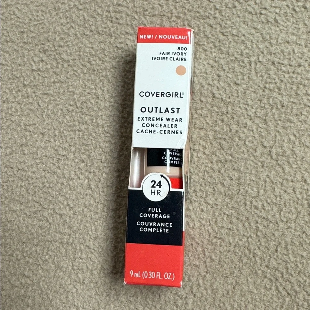 800 COVERGIRL Outlast Extreme Wear Concealer -‎ Fair Ivory
